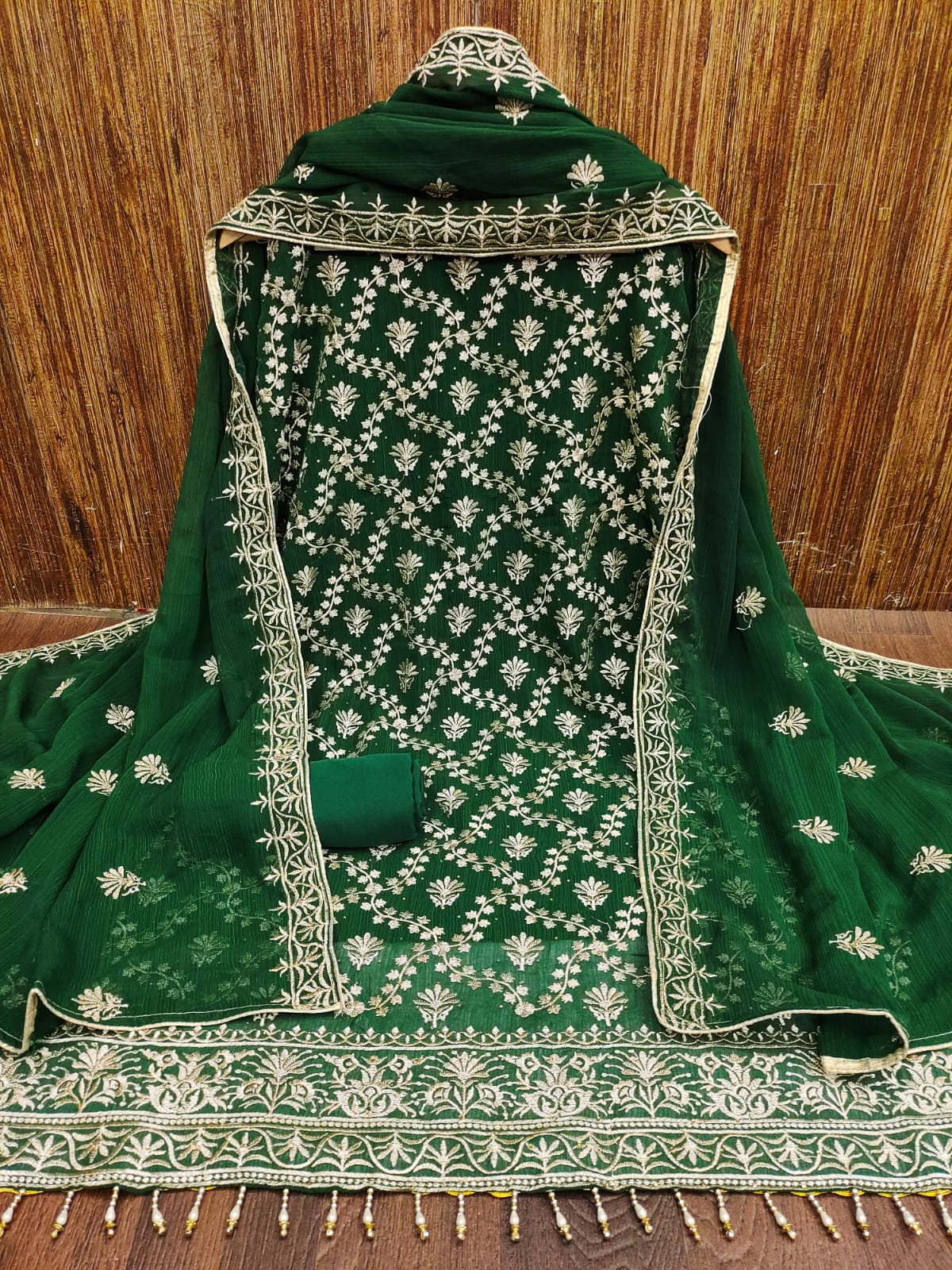 DS Designer Suit Zomato Silk Heavy Non Catalog Dress Material